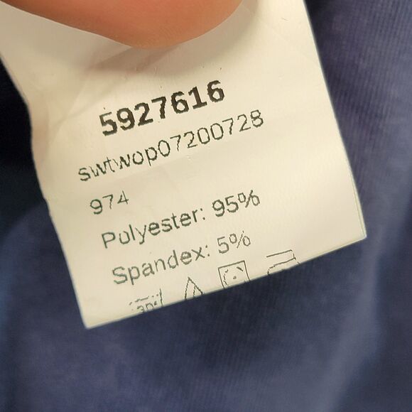 2 Piece Outfit Set Blue Drop Shoulder Open Front Coat & Pants Women's Size L - Picture 6 of 13